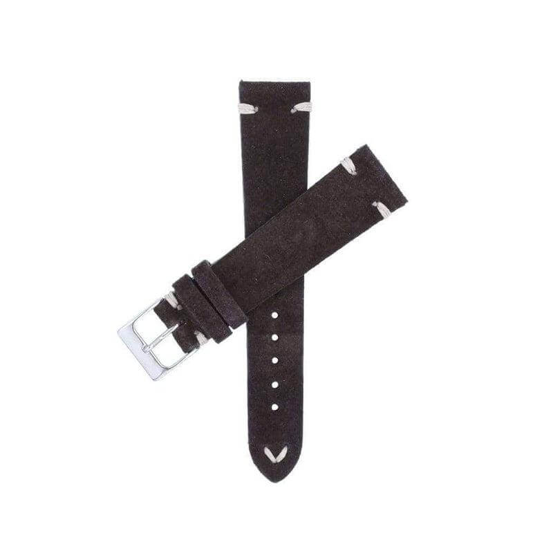 Cinturino in suede marrone scuro, commessa Casati Milano